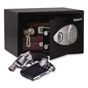 X055 Digital Security Safe, 0.58 Cu Ft, 13.8 X 10.6 X 8.7, Black-silver