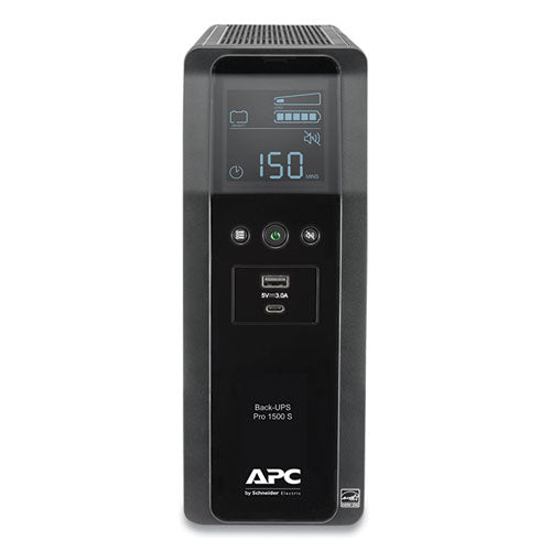 Br1500ms Back-ups Pro Br Series Sinewave Battery Backup System, 10 Outlets, 1500va, 1080 J