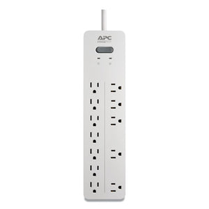 Home Office Surgearrest Power Surge Protector, 12 Ac Outlets, 6 Ft Cord, 2160 J, White