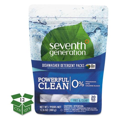 ESSEV22818CT - Natural Dishwasher Detergent Concentrated Packs, 20 Packets-pack, 12 Pk-ct