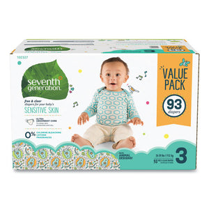 Free And Clear Baby Diapers, Size 3, 16 Lbs To 24 Lbs, 93-carton