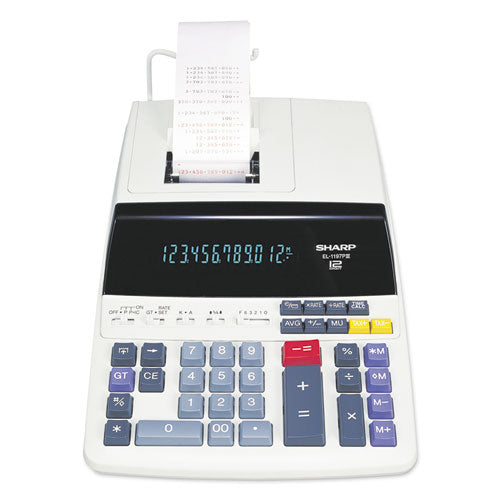 ESSHREL1197PIII - El1197piii Two-Color Printing Desktop Calculator, Black-red Print, 4.5 Lines-sec