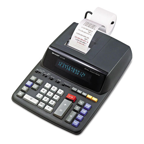 ESSHREL2196BL - El2196bl Two-Color Printing Calculator, Black-red Print, 3.7 Lines-sec