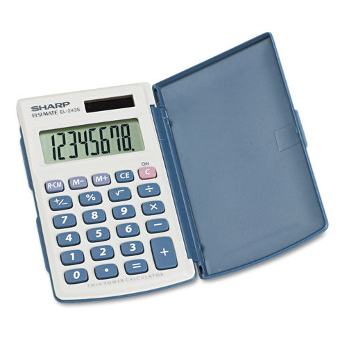 ESSHREL243SB - El-243sb Solar Pocket Calculator, 8-Digit Lcd