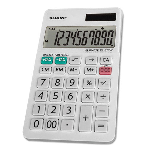 ESSHREL377WB - El-377wb Large Pocket Calculator, 10-Digit Lcd