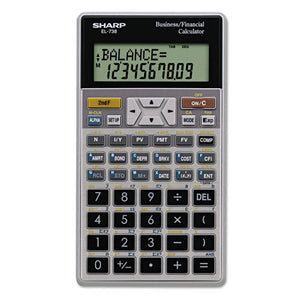 ESSHREL738FB - El-738c Financial Calculator, 10-Digit Lcd