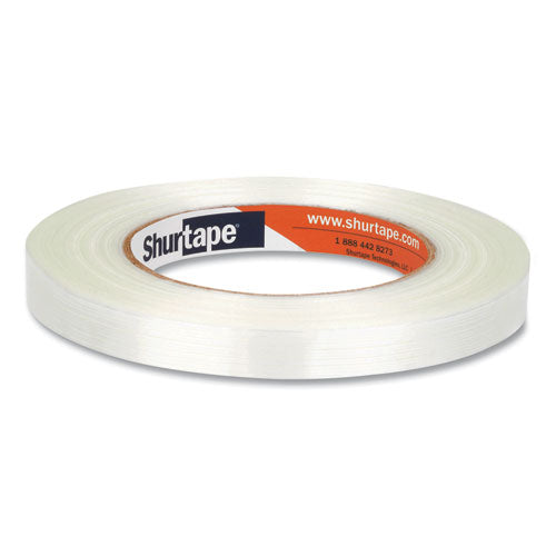 Gs 500 Utility Grade Fiberglass Reinforced Strapping Tape, 0.47" X 60.15 Yds, White, 72-carton