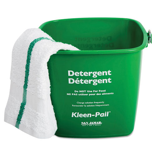 Pail,kleen,3qrt,gn,12-cs