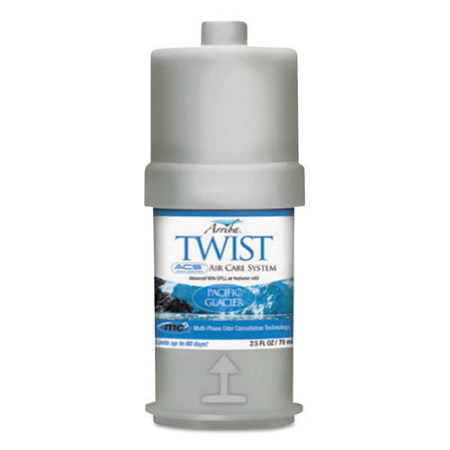 ESSJMRW107801227 - Arriba Twist Fragrances, Pacific Glacier, 2.5 Oz Cartridge, 6-box