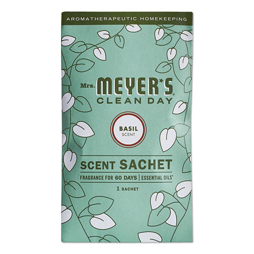 Clean Day Scent Sachets, Basil, 0.05 Lbs Sachet, 18-carton