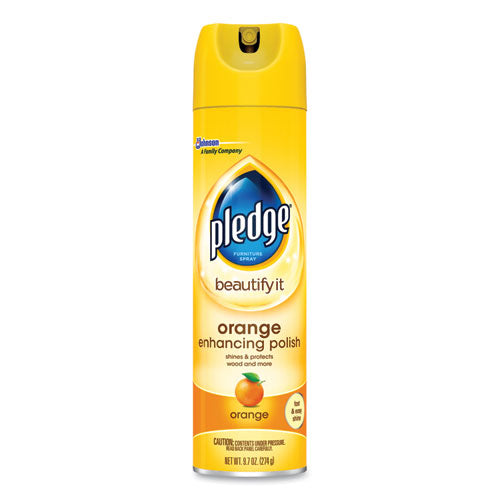 Furniture Polish, Orange, 9.7 Oz Aerosol, 6-carton