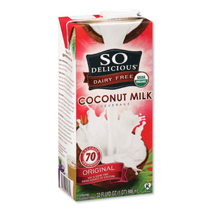 Coconut Milk, Original, 32 Oz Aseptic Box