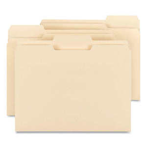 Cutless File Folders, 1-3-cut Tabs, Letter Size, Manila, 100-box