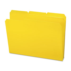 ESSMD10504 - Waterproof Poly File Folders, 1-3 Cut Top Tab, Letter, Yellow, 24-box