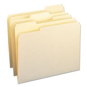 ESSMD11928 - File Folders, 1-3 Cut Assorted, One-Ply Top Tab, Letter, Manila, 24-pack