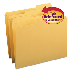 ESSMD12234 - File Folders, 1-3 Cut, Reinforced Top Tab, Letter, Goldenrod, 100-box