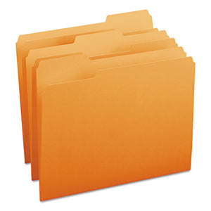 ESSMD12543 - File Folders, 1-3 Cut Top Tab, Letter, Orange, 100-box