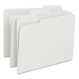 ESSMD12843 - File Folders, 1-3 Cut Top Tab, Letter, White, 100-box