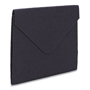 Soft Touch Cloth Expanding Files, 2" Expansion, 1 Section, Letter Size, Dark Blue