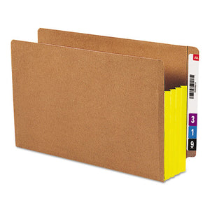 ESSMD74688 - 3 1-2" Exp File Pockets, Straight Tab, Legal, Yellow, 10-box