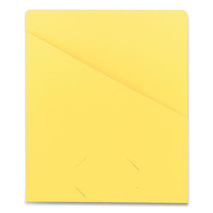 File Jackets, Letter Size, Yellow, 25-pack