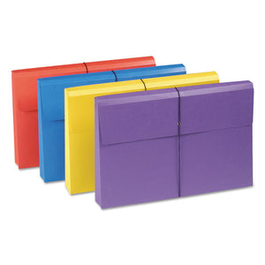 ESSMD77300 - 2" EXP FILE WALLET W-PRODUCT PROTECTION, LEGAL, FOUR COLORS, 4-PACK