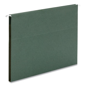 Reveal Hanging Folders With Supertab Folders Kit, 15 Hanging And 45 Interior Folders, Letter Size, 1-3 Cut Tab, Green-manila