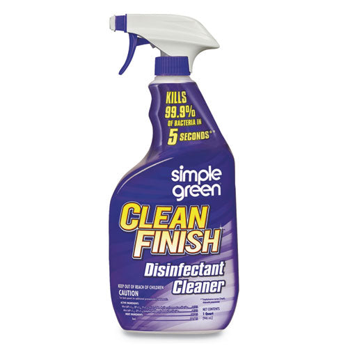 ESSMP01032EA - CLEAN FINISH DISINFECTANT CLEANER, 32 OZ BOTTLE, HERBAL