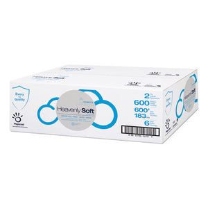 ESSOD410073 - HEAVENLY SOFT PAPER TOWEL, 2-PLY, 7.6" X 12", WHITE, 600 SHEETS-ROLL, 6 ROLLS-CT