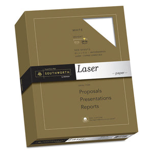 ESSOU3172410 - 25% Cotton Laser Paper, 24lb, 95 Bright, Smooth Finish, 8 1-2 X 11, 500 Sheets