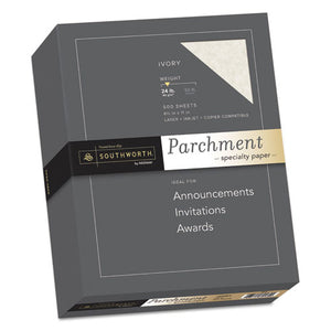 ESSOU984C - Parchment Specialty Paper, Ivory, 24lb, 8 1-2 X 11, 500 Sheets