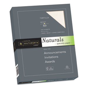ESSOU99417 - Naturals Paper, Latte, 8 1-2 X 11, 32lb, 100 Sheets