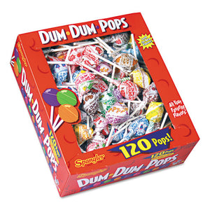 ESSPA66 - Dum-Dum-Pops, Assorted Flavors, Individually Wrapped, 120 Count Box