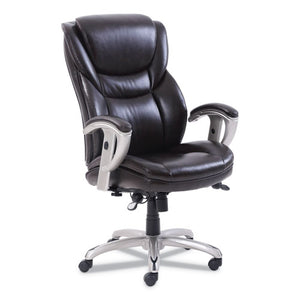 ESSRJ49710BRW - EMERSON EXECUTIVE TASK CHAIR, 22 1-4W X 22D X 22H SEAT, BROWN LEATHER
