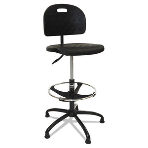 ESSSX1010275 - Workbench Shop Chair, 37 1-2 To 47 1-2h, Black, Polyurethane