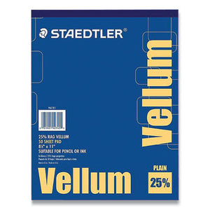Vellum Tracing Paper, 8.5 X 11, White, 50-pad