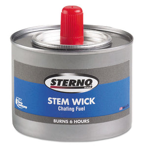 ESSTE10102 - Chafing Fuel Can With Stem Wick, Methanol,1.89g, Six-Hour Burn, 24-carton