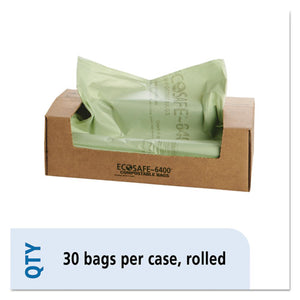 ESSTOE4860E85 - Ecosafe-6400 Compostable Compost Bags, .85mil, 48 X 60, Green, 30-box