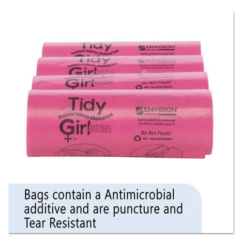 ESSTOTGUF - FEMININE HYGIENE SANITARY DISPOSAL BAGS, 150-ROLL, 4 ROLLS-CARTON