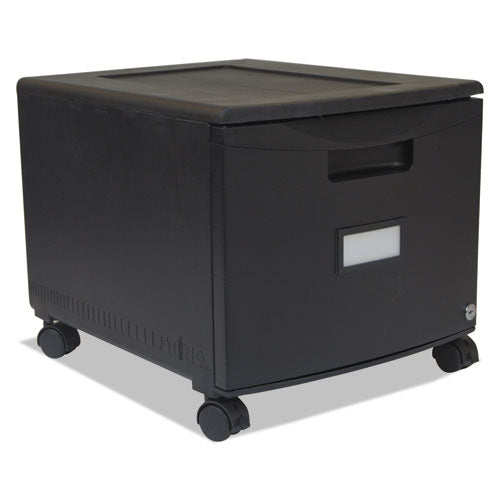 ESSTX61264B01C - Single-Drawer Mobile Filing Cabinet, 14-3-4w X 18-1-4d X 12-3-4h, Black