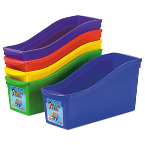 ESSTX70105U06C - Interlocking Book Bins, 4 3-4 X 12 5-8 X 7, 5 Color Set, Plastic