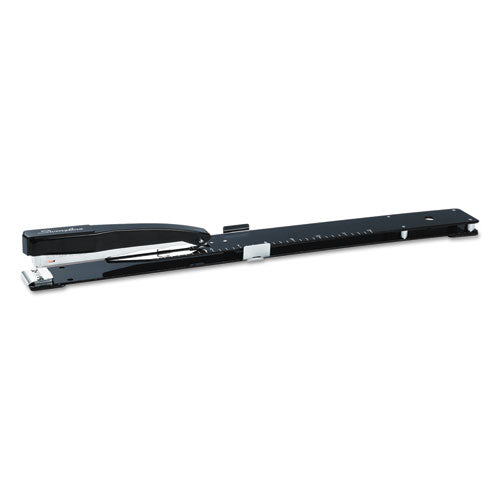 ESSWI34121 - Heavy-Duty Long Reach Stapler, Full Strip, 20-Sheet Capacity, Black