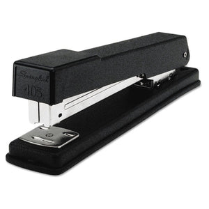 ESSWI40501 - Light-Duty Full Strip Desk Stapler, 20-Sheet Capacity, Black