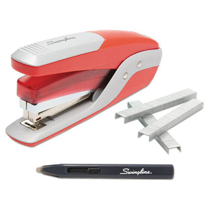 ESSWI64589 - Quick Touch Stapler Value Pack, 28 Sheet Capacity, Red-silver