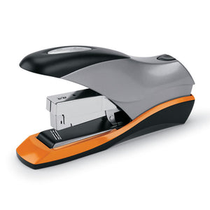 ESSWI87875 - Optima Desktop Staplers, Half Strip, 70-Sheet Capacity, Silver-black-orange