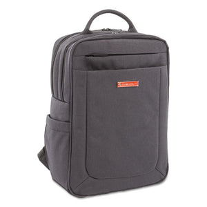 ESSWZBKP1012SMCH - CADENCE 2 SECTION BUSINESS BACKPACK, FOR LAPTOPS 15.6", 6" X 6" X 17", CHARCOAL