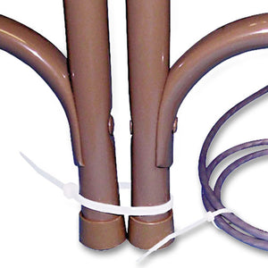 ESTCO22100 - Nylon Cable Ties, 4 X 1-16, 18 Lb, 1000-pack, Natural