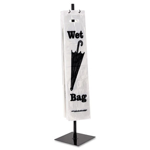 ESTCO57019 - Wet Umbrella Bag Stand, Powder Coated Steel, 10w X 10d X 40h, Black