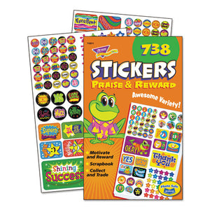 ESTEP5011 - Sticker Assortment Pack, Praise-reward, 738 Stickers-pad