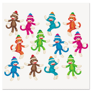 ESTEPT10608 - Sock Monkeys Classic Accents Variety Pack, 6", 36 Pieces